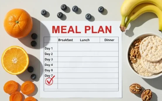 how to make a healthy meal plan for a week