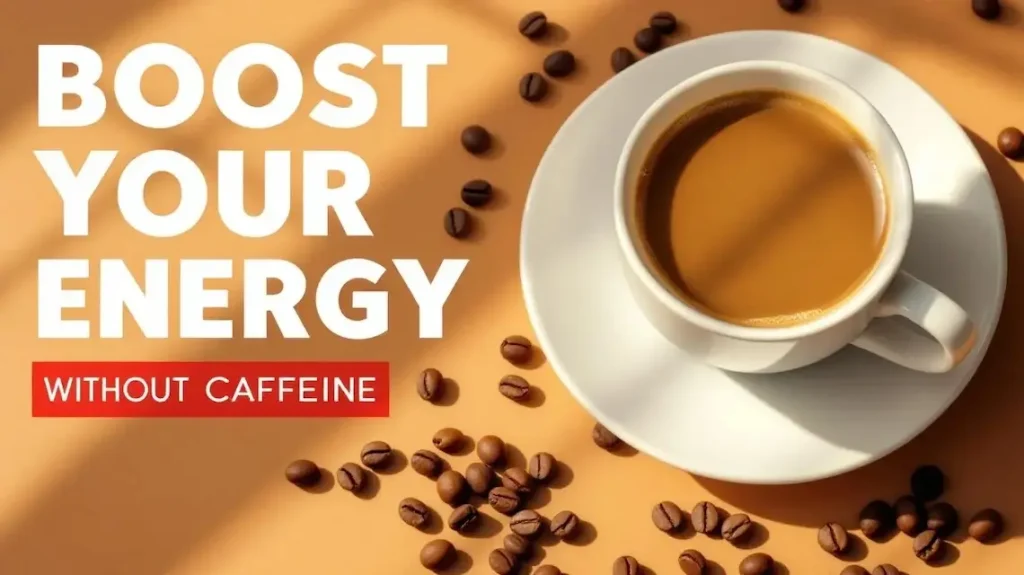Boosting energy levels without extra caffeine coffee