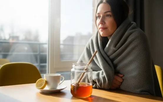 using honey to soothe a mild cough from cold