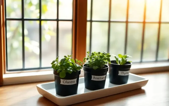 Sustainably Growing Kitchen Herbs Indoors