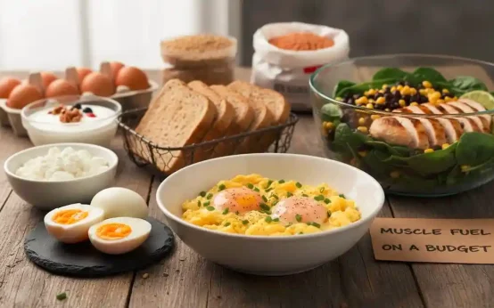 cheap food to help build muscle