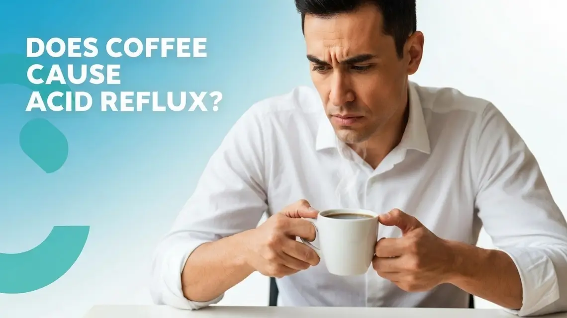 does drinking coffee cause acid reflux