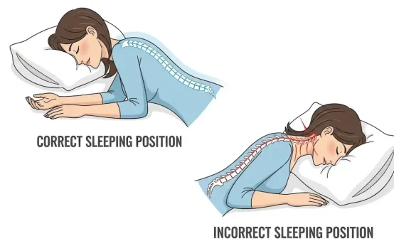 does sleeping without pillow help posture