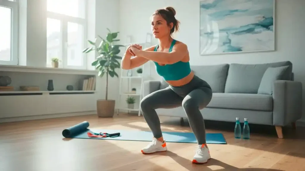 easy home workouts to get back in shape