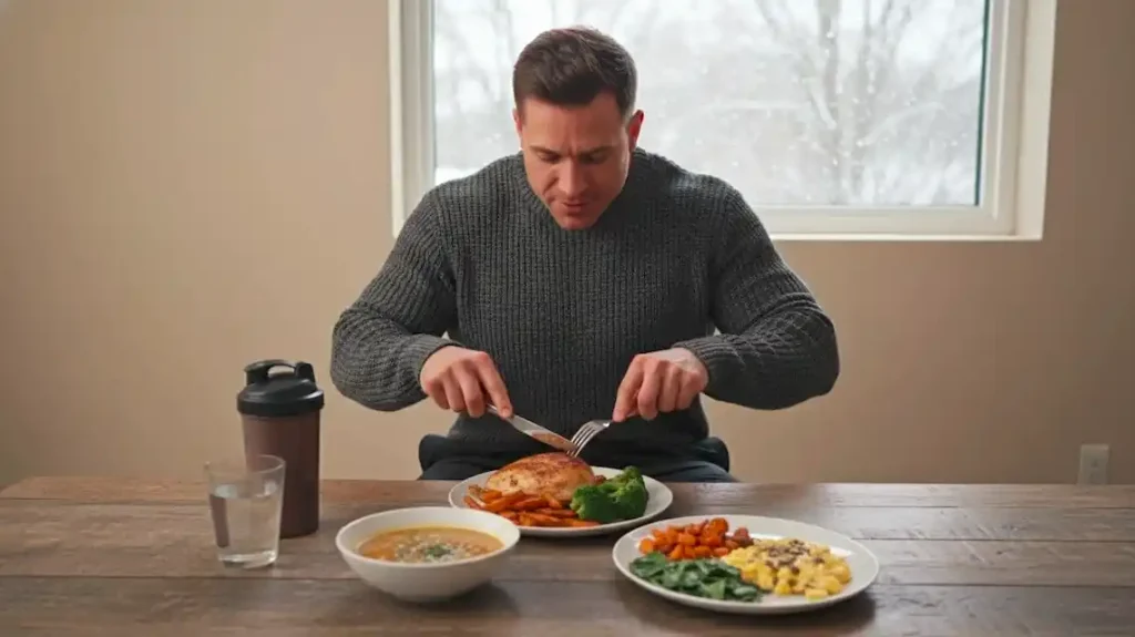 eating during winter to maintain muscle mass