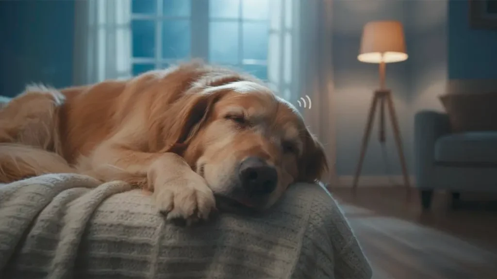 dog snoring in sleep