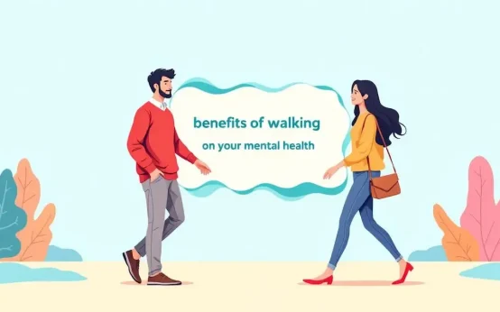 How can walking improve your mental health