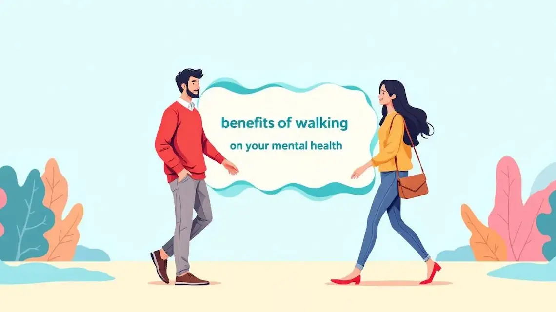 How can walking improve your mental health