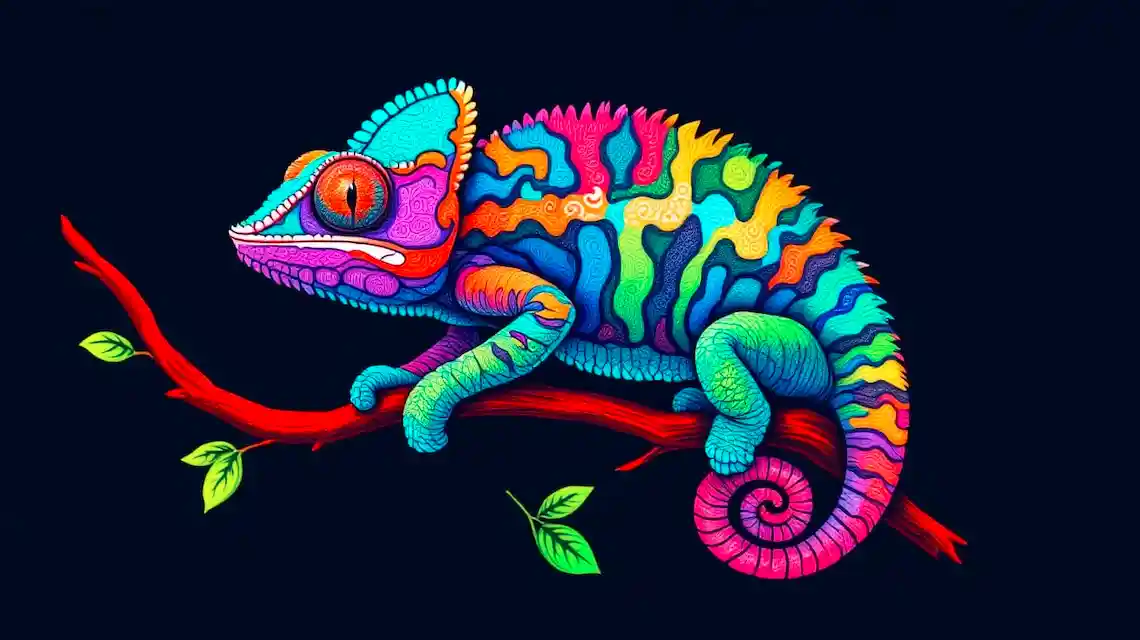 how do chameleon change color