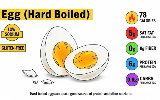 how many calories in a boiled egg