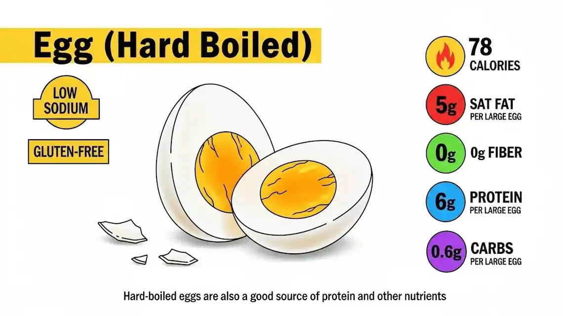 how many calories in a boiled egg