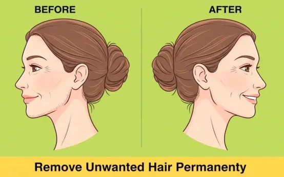 how to remove unwanted hair permanently