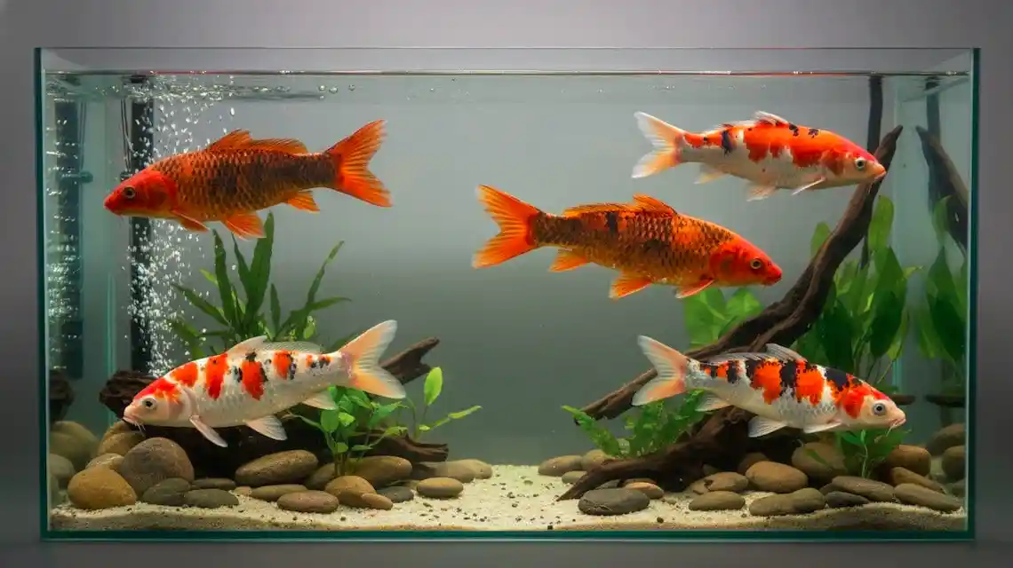 how to take care koi fish in aquarium