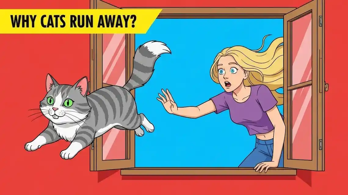 what to do when your cat runs away