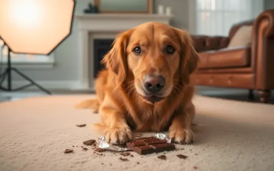 what to do if dog eats chocolate