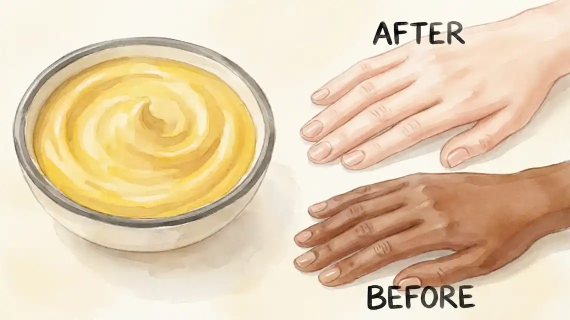 how to remove sun tan from hands