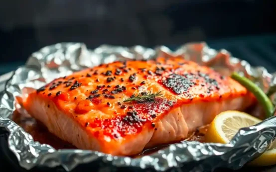 how long to grill salmon in foil