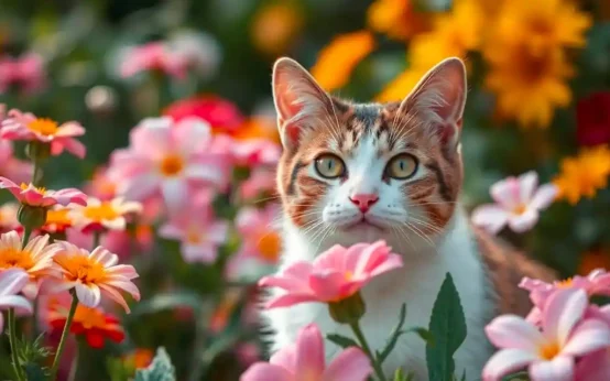 how to keep cats out of a flower garden
