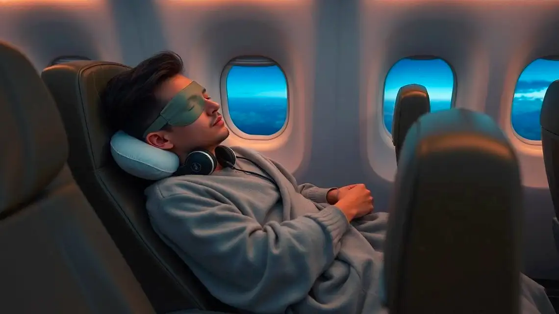 best ways to sleep on plane