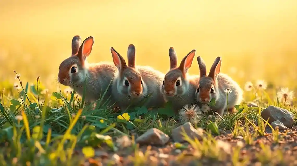 what can wild rabbits eat